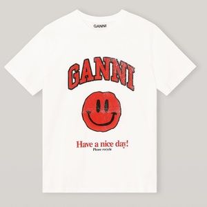 GANNI worn once t-shirt (size small) fits a medium (I’m a US8) & there’s space